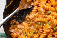 Messy Joe Macaroni Skillet
