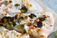 Ranch-Drizzled Roasted Vegetable Pizza