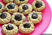 Chocolate Peanut Butter Thumbprint Cookies