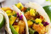 Tropical Shrimp Tacos with Mango Salsa