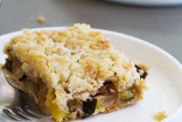 Golden Zucchini Crumble Bars