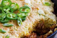 Cornbread-Crusted BBQ Pork Casserole
