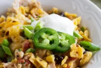 Slow Cooker Cheesy Frito Chicken Bake