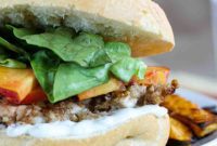 Golden Georgia Peach Chicken Sandwich