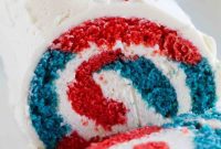 Patriotic Pinwheel Cake