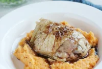 Sticky Honey Balsamic Chicken Thighs