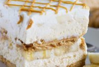 No-Bake Peanut Butter Banana Bliss Cake
