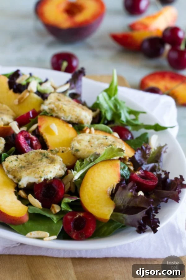 Crispy Chevre with Summer Stone Fruit 1 featured 25013