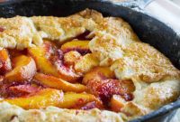 Rustic Cast Iron Peach Crostata