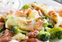 Savory Ham and Broccoli Pierogies