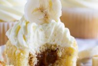 Decadent Bananas Foster Cupcakes