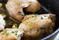 Crispy Garlic Herb Chicken Skillet