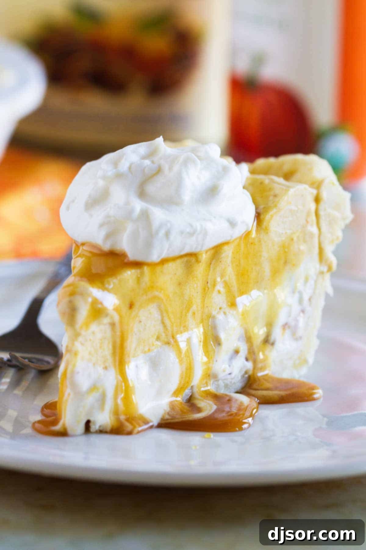 Creamy Autumn Delight Pumpkin Butter Pecan Ice Cream Pie 1 featured 25767