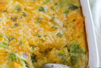 Creamy Corn and Broccoli Bake