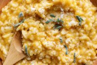 Golden Butternut Risotto