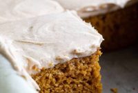 Spiced Pumpkin Cake with Creamy Cinnamon Swirl Frosting