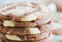 Candy Cane Chocolate Swirl Cookies