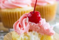 Cherry Coconut Cloud Cakes