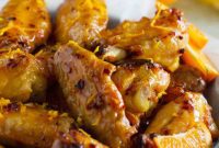 Chipotle Orange Glazed Chicken Wings