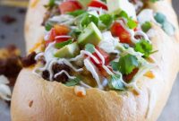 Crispy Taco Pizza Boats