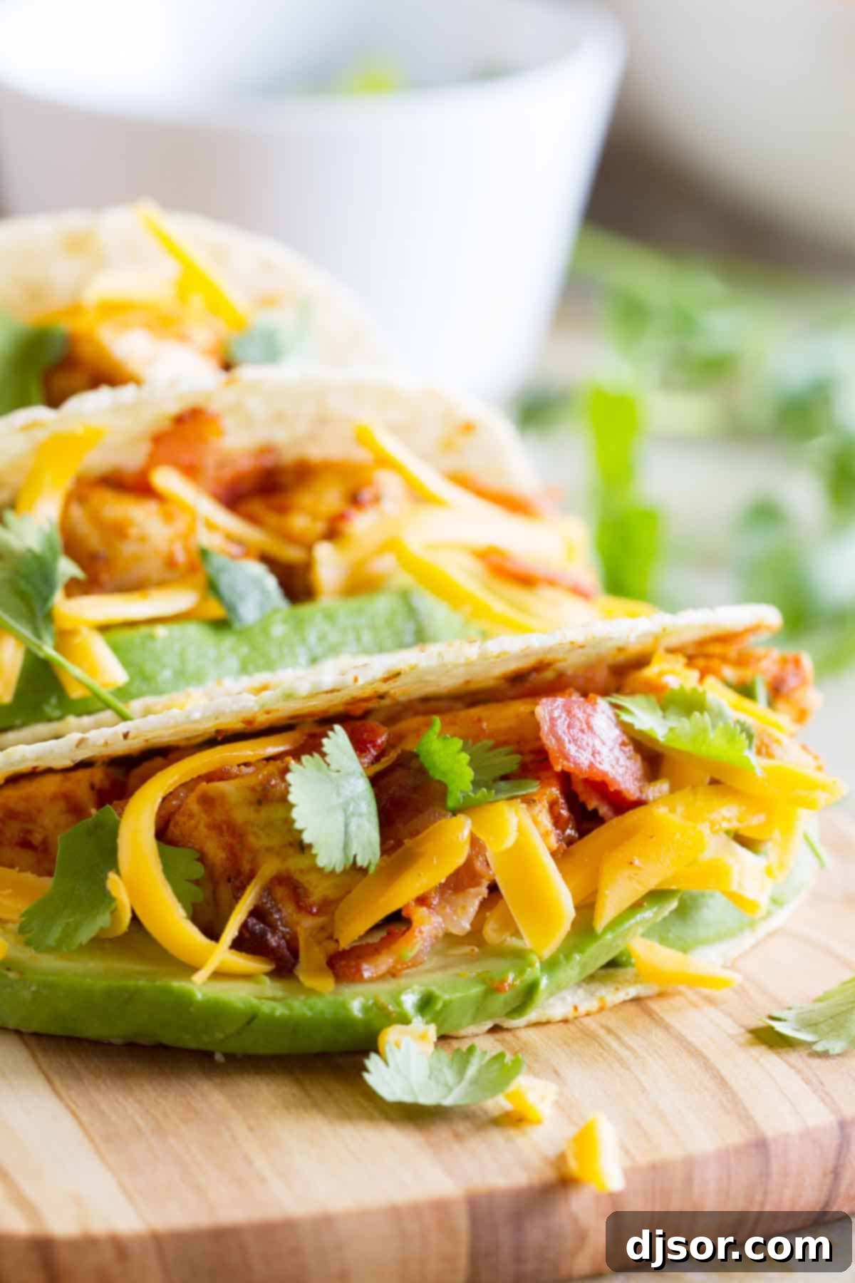 Stacked Chicken Bacon Avocado Tacos 1 featured 26982