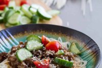 Fiery Pork Noodle Delight