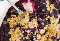Rustic Blueberry Crumble