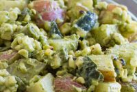 Southwestern Potato Salad with Corn and Poblanos