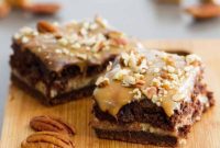 Loaded Turtle Cheesecake Bars
