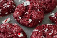Velvet Mint Gooey Holiday Cookies