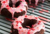 Baked Chocolate Dreams Drizzled with Cherry Glaze
