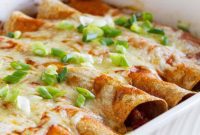 Hearty Sausage and Bean Enchiladas