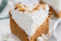 Toasted Coconut Marshmallow Meringue Sweet Potato Pie