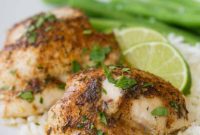 Zesty Lime Baked Chicken Thighs