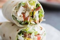 Loaded Cobb Chicken Wraps