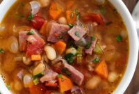 Homestyle Ham and Bean Soup