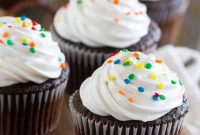 Devil’s Food Cupcakes with Cloud-Soft Frosting