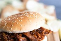 Slow Cooker Pulled BBQ Beef Sandwiches