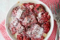 Decadent Red Velvet Bread Pudding