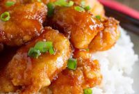 Sticky Sweet and Tangy Chicken Dinner