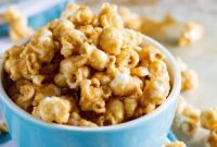 Golden Caramel Crunch Popcorn