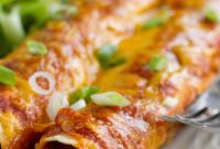 Cheesy Beef and Bean Enchiladas