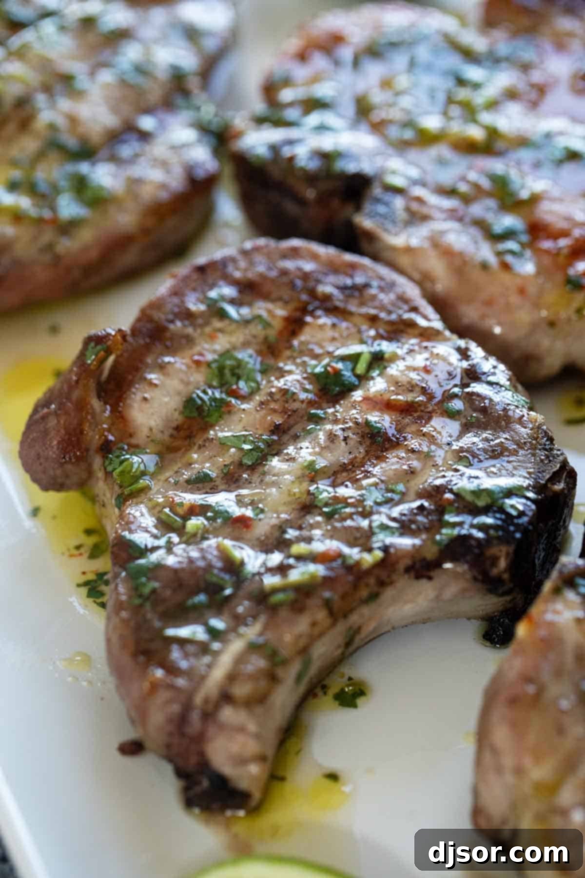 Zesty Cilantro-Lime Glazed Pork Chops 1 featured 481