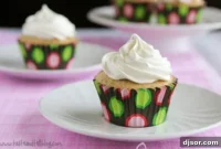Vanilla Poppyseed Cupcakes with Lemon Marshmallow Clouds