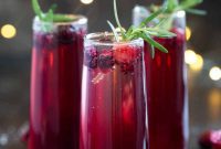 Crimson Pomegranate Cranberry Fizz
