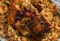 Golden Comfort: Chicken and Rice