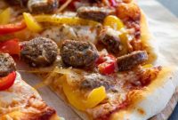 Hearty Sausage and Peppers Pizza