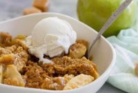 Decadent Caramel Apple Crisp