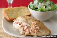 Mediterranean Feta Chicken Pockets