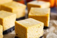 Spiced Pumpkin Cheesecake Bars